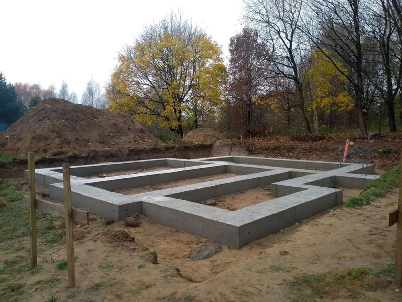 Fundamenty pod dom jednorodzinny