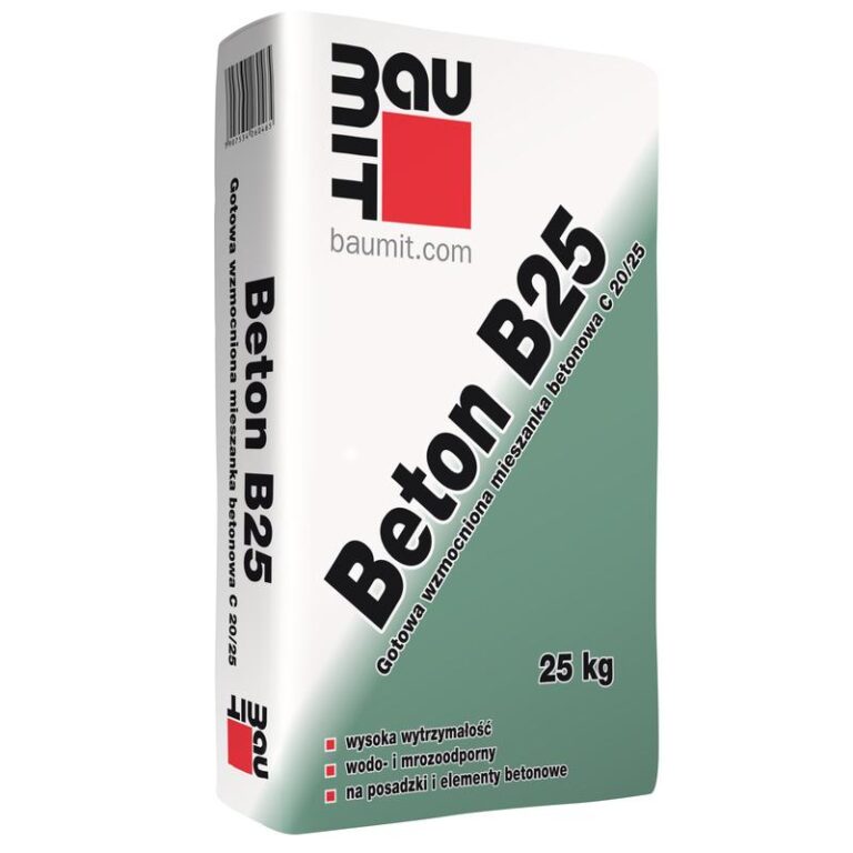 Jak obliczyć ile cementu potrzeba na metr sześcienny betonu B25?