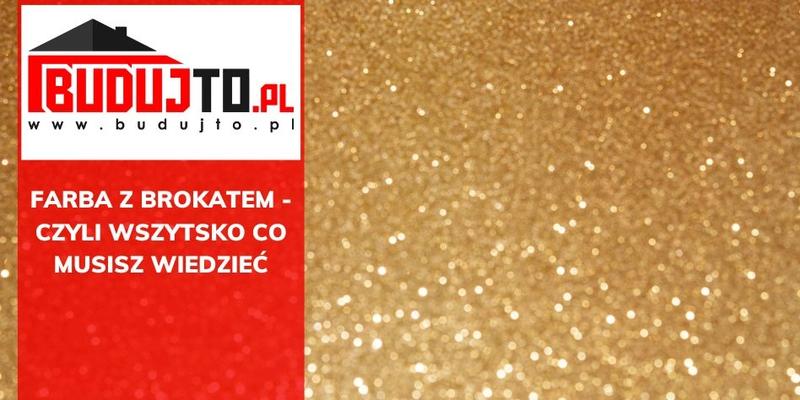 Farba z brokatem DIY