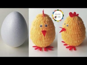 Kreatywne pomysły na to, jak zrobić kurczaka z jajka ze styropianu