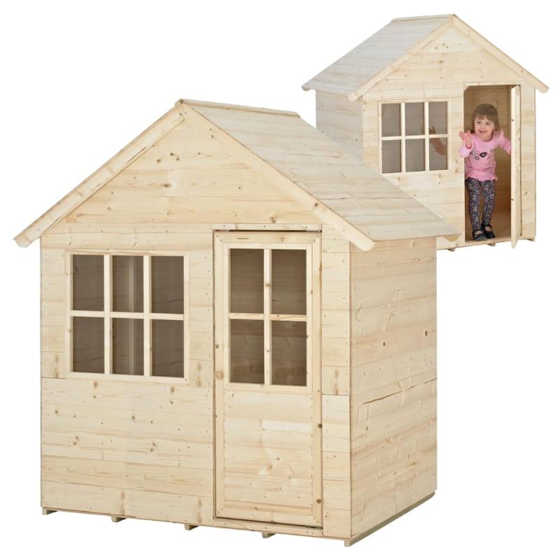 Mały drewniany domek marzeń