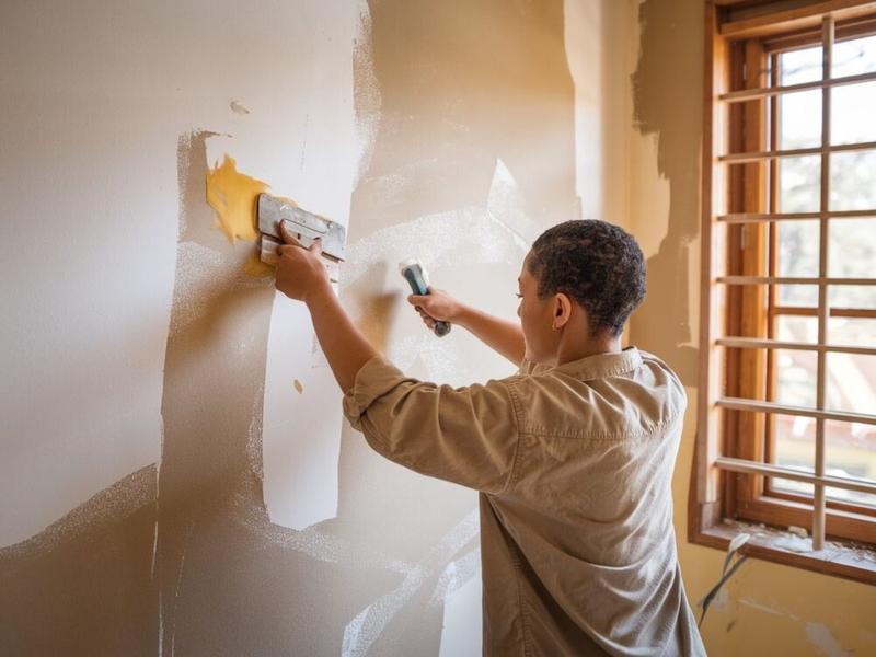 Skuteczne metody skrobania ścian z farby – krok po kroku