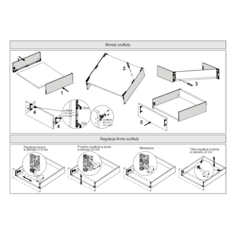 Praktyczny przewodnik: jak zamontować szuflady w szafce krok po kroku