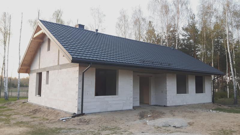 Dom z płaskim dachem
